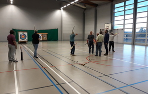 Reprise des entrainements au gymnase de Vaulx Millieu.