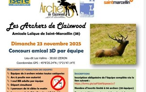 Concours amicale Les archers de Claixwood.