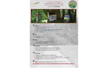 Concours individuel Nature dimanche 24 avril 2022