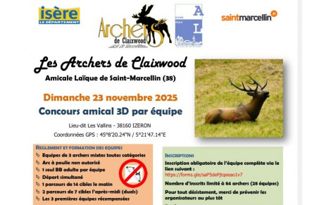 Concours amicale Les archers de Claixwood.